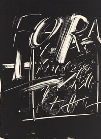 Antoni Tapies, Composition, Derriere le miroir, Limited Edition Lithograph