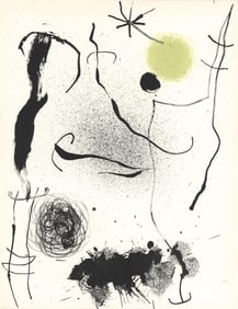 Joan Miro, Composition, XXe siecle, Limited Edition Lithograph
