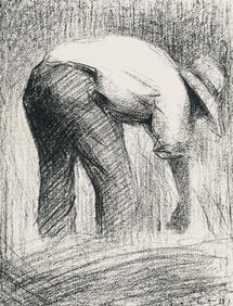 Georges Seurat, Le moissonneur, Seurat, Limited Edition Lithograph