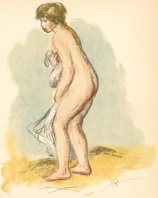 Pierre-Auguste Renoir, Baigneuse debout, Les Lithographies de Renoir, Limited Edition Lithograph