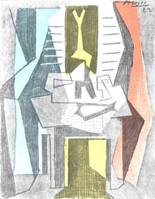 Pablo Picasso, Table before Window (Orozco 95), Picasso: Fifteen Drawings, Limited Edition