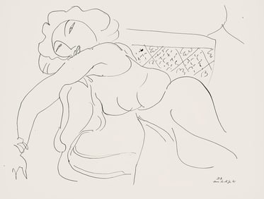 Henri Matisse, Serie D, var. 8 (Duthuit 9), Henri Matisse, Dessins, Themes et variations, Limited