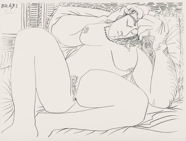 Pablo Picasso, Composition (Orozco 193-204), Au Baiser D'Avignon, Limited Edition Lithograph