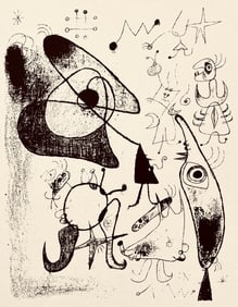 Joan Miro, Composition, The Prints of Joan Miro, Limited Edition Etching