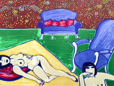 Guillaume Cornelis van Beverloo, Corneille, La Chambre En Luminance, Limited Edition Lithograph