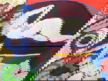 Guillaume Cornelis van Beverloo, Corneille, Les Deux Amies, Limited Edition Lithograph