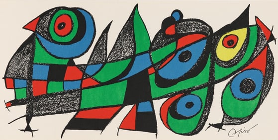 Joan Miro, Composition (Cramer 194; Mourlot 937), Limited Edition Lithograph