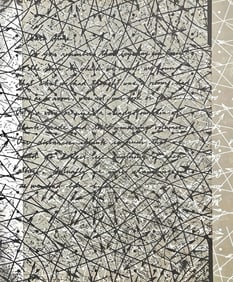 Shusaku Arakawa, Outside blank, Hommage a Aime et Marguerite Maeght, Derriere le miroir, Limited