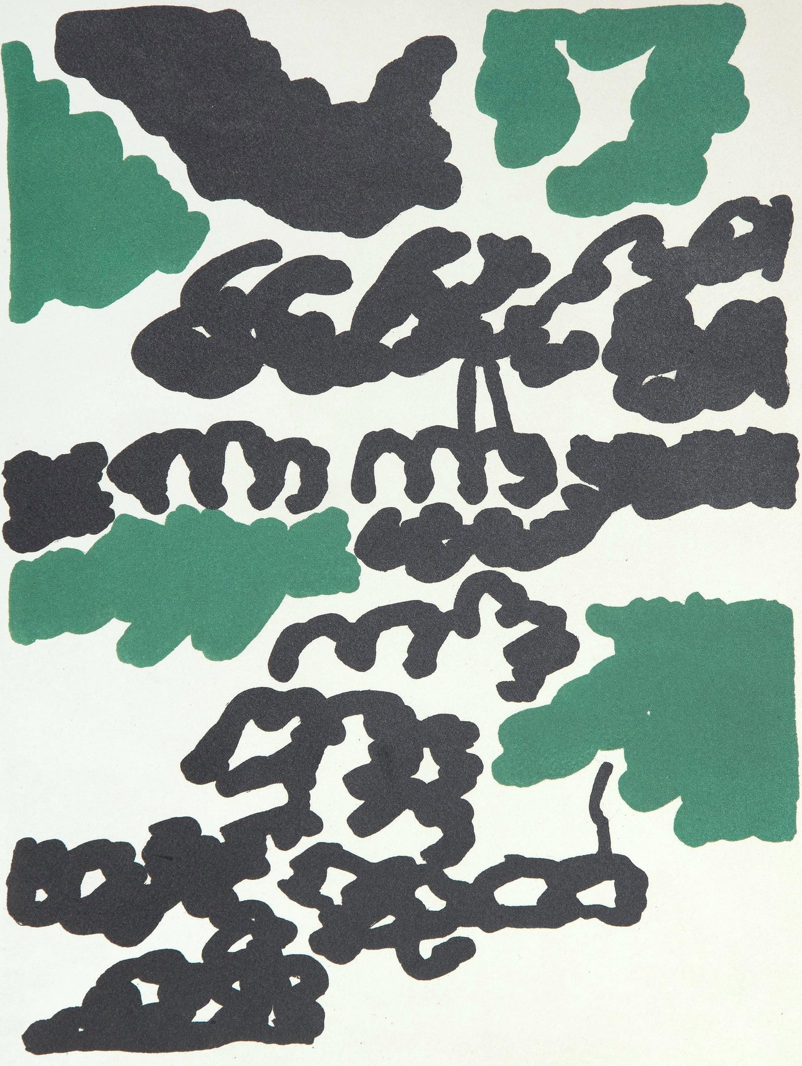 Charles Lapicque, Composition, XXe siecle, Limited Edition Lithograph: Lithograph on velin paper. Paper Size: 13.375 x 9.5 inches. Excellent condition. Inscription: Unsigned and unnumbered, as issued. Notes: From the volume, XXe Siecle, n deg2, 1952. Published and printe