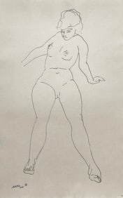 Henry Strater, Composition, 24 Drawings by Henry Strater, Limited Edition Lithograph