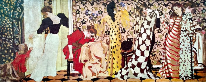 Edouard Vuillard, Composition, Derriere le miroir, Limited Edition Lithograph