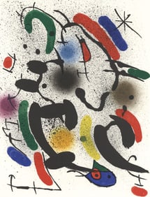 Joan Miro, Composition, (Cramer 160; Mourlot 862), Joan Miro Lithographs, Limited Edition Lithograph