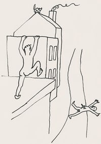 Alexander Calder, Composition, A Bestiary, Limited Edition Letterpress Print