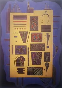 Wassily Kandinsky, Composition, Derriere le miroir, Limited Edition Lithograph