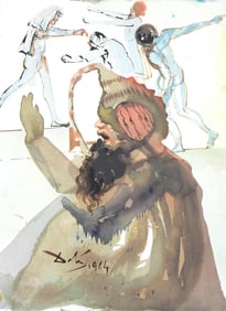 Salvador Dali, Composition (Michler/Lopsinger 1600; Field 69-3), Biblia Sacra, Limited Edition