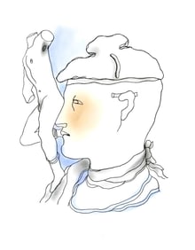 Jean Cocteau, Composition, Le Livre Blanc, Limited Edition Lithograph