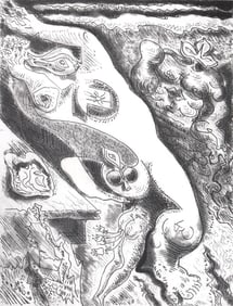 Andre Masson, Composition (Cramer 99), Le Septieme Chant, Limited Edition Engraving