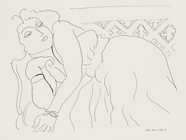 Henri Matisse, Serie D, var. 10 (Duthuit 9), Henri Matisse, Dessins, Themes et variations, Limited