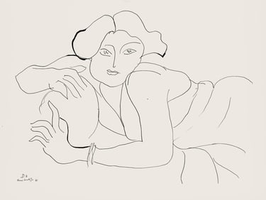 Henri Matisse, Serie D, var. 4 (Duthuit 9), Henri Matisse, Dessins, Themes et variations, Limited