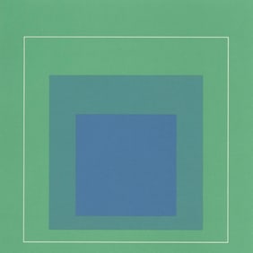 Josef Albers, Homage to the Square, Josef Albers: White Line Squares, Limited Edition Lithograph