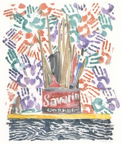 Jasper Johns, Composition, Jasper Johns, 17 Monotypes, Limited Edition Heliogravure