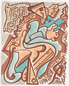 Andre Masson, Composition (Cramer 97), Une Etoile de Craie, Limited Edition Lithograph