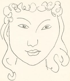 Henri Matisse, Composition (Duthuit No. 17), Pierre a feu, Les Miroirs profonds, Limited Edition