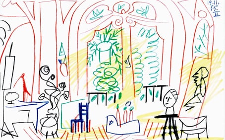 Pablo Picasso, Composition (Cramer 101), Carnet de la Californie, Limited Edition Collotype