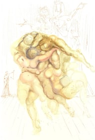 Salvador Dali, Inferno VIII (Michler/Lopsinger 1039-1138; Field 189-200), La Divina Commedia,