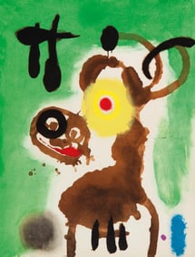 Joan Miro, Composition (Cramer 69; Dupin 292; Mourlot 286-294), Miro 1959-1960, Limited Edition