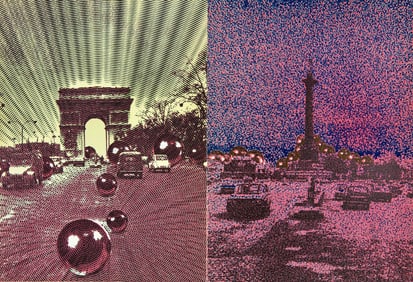 Pol Bury, Cinetisation, Derriere le miroir, Limited Edition Lithograph