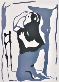 Francisco Bores, Composition, Œuvres completes d'Albert Camus, Limited Edition Lithograph