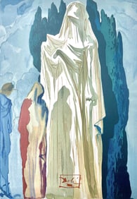 Salvador Dali, Holle X (Michler/Lopsinger 1039-1138; Field 189-200), Die Gottliche Komodie, Signed,