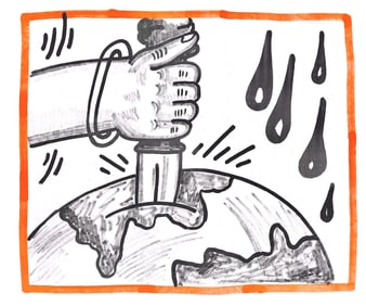 Keith Haring, Composition, Against All Odds, Limited Edition Lithograph