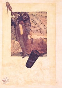 Betye Saar, High John De Conquer, Bookmarks in the Pages of Life, Limited Edition Silkscreen