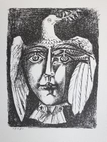 Pablo Picasso, Composition (Cramer 62; Reuße 587; Mourlot 203; Bloch 687; Horodisch B16), Limited