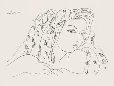 Henri Matisse, Serie L, var. 6 (Duthuit 9), Henri Matisse, Dessins, Themes et variations, Limited