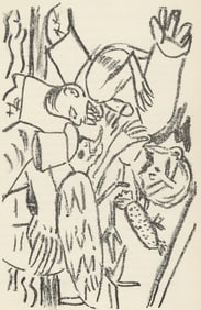 Max Beckmann, Composition (Gallwitz 286; Hofmaier 323-329; Rifkind 150 1-7), Der Mensch ist kein