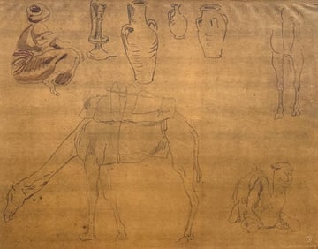 Eugene Delacroix, Composition, Trente et un Dessins et Aquarelles du Maroc, Limited Edition