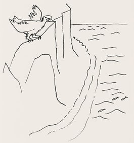 Alexander Calder, Composition, A Bestiary, Limited Edition Letterpress Print