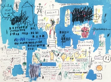 Jean-Michel Basquiat, Ascent, Official Edition Archival Pigment Print
