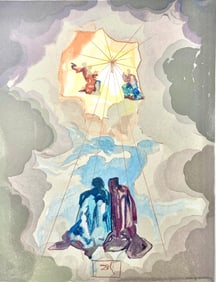 Salvador Dali, Paradies XV (Michler/Lopsinger 1039-1138; Field 189-200), Die Gottliche Komodie,