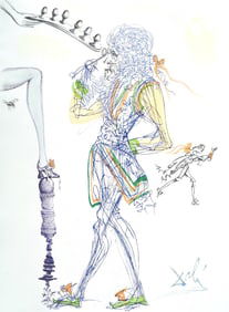 Salvador Dali, Composition (Field 67-4; M/L 174-187), Dali illustre Casanova, Limited Edition