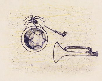 Max Ernst, Composition (Spies/Leppien 218), La Ballade du Soldat, Limited Edition Lithograph