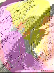 Marc Chagall, Ange du Paradis (Mourlot 117-46; Cramer 25), Dessins Pour La Bible, Verve, Revue,