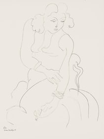 Henri Matisse, Serie E, var. 2 (Duthuit 9), Henri Matisse, Dessins, Themes et variations, Limited