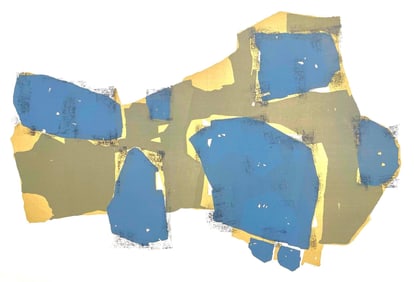 Raoul Ubac, Composition, Derriere le miroir, Limited Edition Lithograph