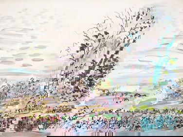 Raoul Dufy, Composition, Eaux-de-vie, Esprit de la fleur et du fruit, Limited Edition Lithograph