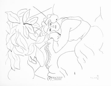 Henri Matisse, Serie C, var. 4 (Duthuit 9), Henri Matisse, Dessins, Themes et variations, Limited
