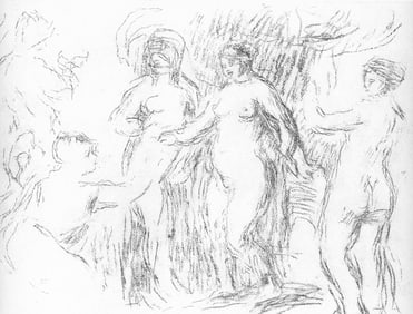 Pierre-Auguste Renoir, Les Baigneuses, Les Lithographies de Renoir, Limited Edition Lithograph
